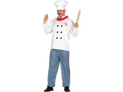 Fato de Homem DISFRAZZES Cozinheiro (Tam: M)