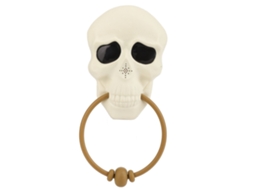 Primerox campainha Assustadora Caveira Halloween com Luz e Som Decorativa Pvc Durável