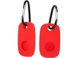 Capa Protetora Compatível Em Silicone Vermelho, Pacote Com 2 Capas À Prova De Choque.