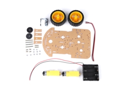 Kit Diy Chassis Carro de Rastreamento com Motor, Codificador e Rodas S/MARCA