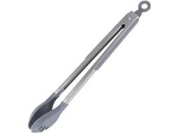 Pinça Multifuncional Para Pão Uonlytech, 30cm, Em Aço Inoxidável Com Pontas De Silicone Antiderrapantes Ideal Para