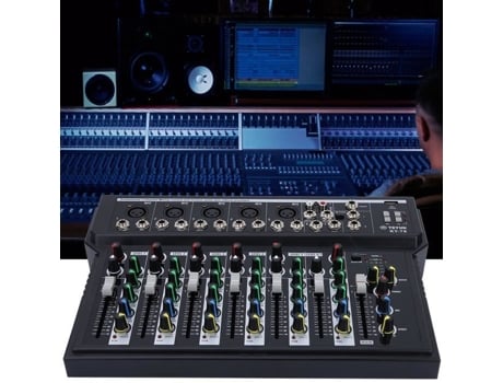 Lia Stage Equipment Profissional 7 Canais Display Dual Led Baixo Ruído Stage Mixer 100240V FDIT