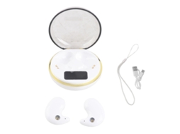 Fones Bluetooth LAXISCREED Display Digital Branco