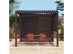 Pérgola Bioclimática de Alumínio 3X3M V2 2 Toldos 3M Anthracite SWEEEK