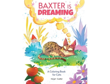 Livro Baxter Is Dreaming A Coloring Book For Cats De Emily Haupt (inglês)