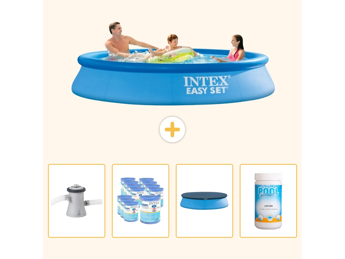 Intex Piscina Easy Set Redonda - 305x61 Cm - 5-peças Scb87