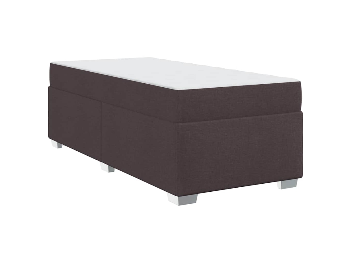 Conjunto 1 Estrutura Da Cama Vidaxl Castanho Tecido (100 X 200 Cm)
