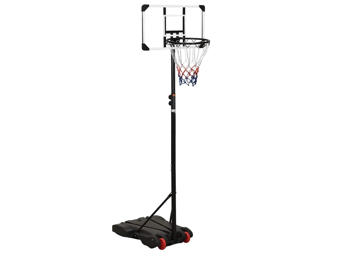 Vidaxl Tabela De Basquetebol 216-250 Cm Policarbonato Transparente