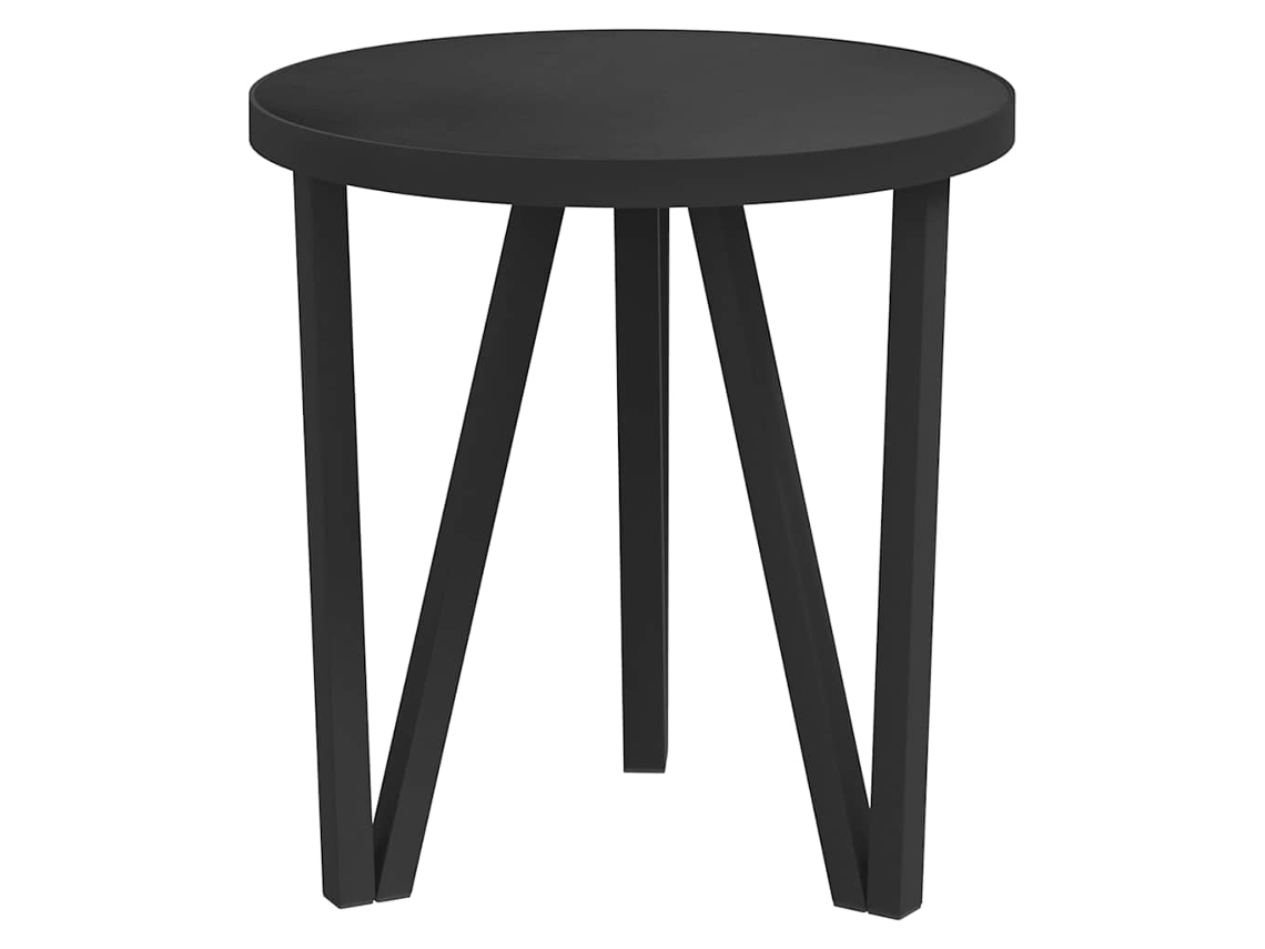 Tea Table, Tea Tables Vidaxl Preto Mdf (n/a)