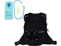 Colete De Corrida Com Reservatório Água 2 Litros, Mochila De Hidratação Com Suporte Para Equipamentos Esportes Ao Ar