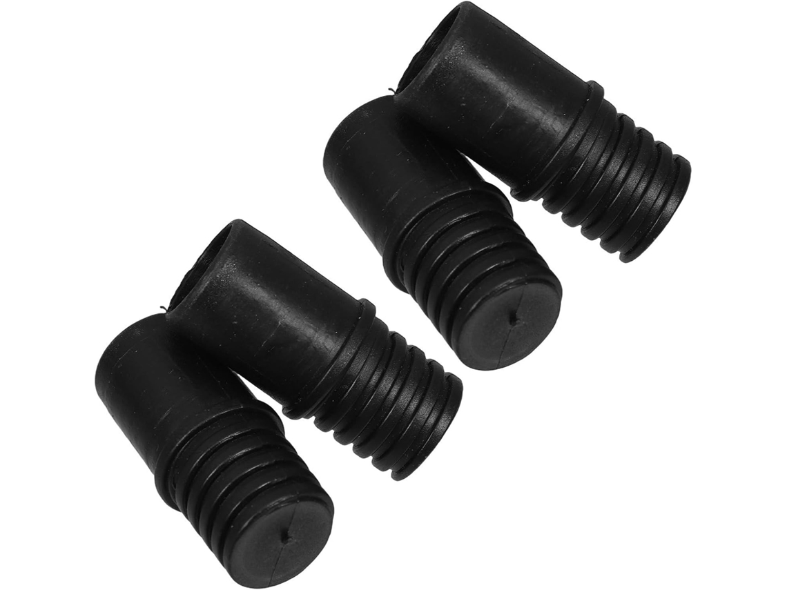 Conector Rosqueado De 22mm, Pacote Com 4-unidades Para Cabos De Esfregão, Adaptador Multiuso De Plástico Preto