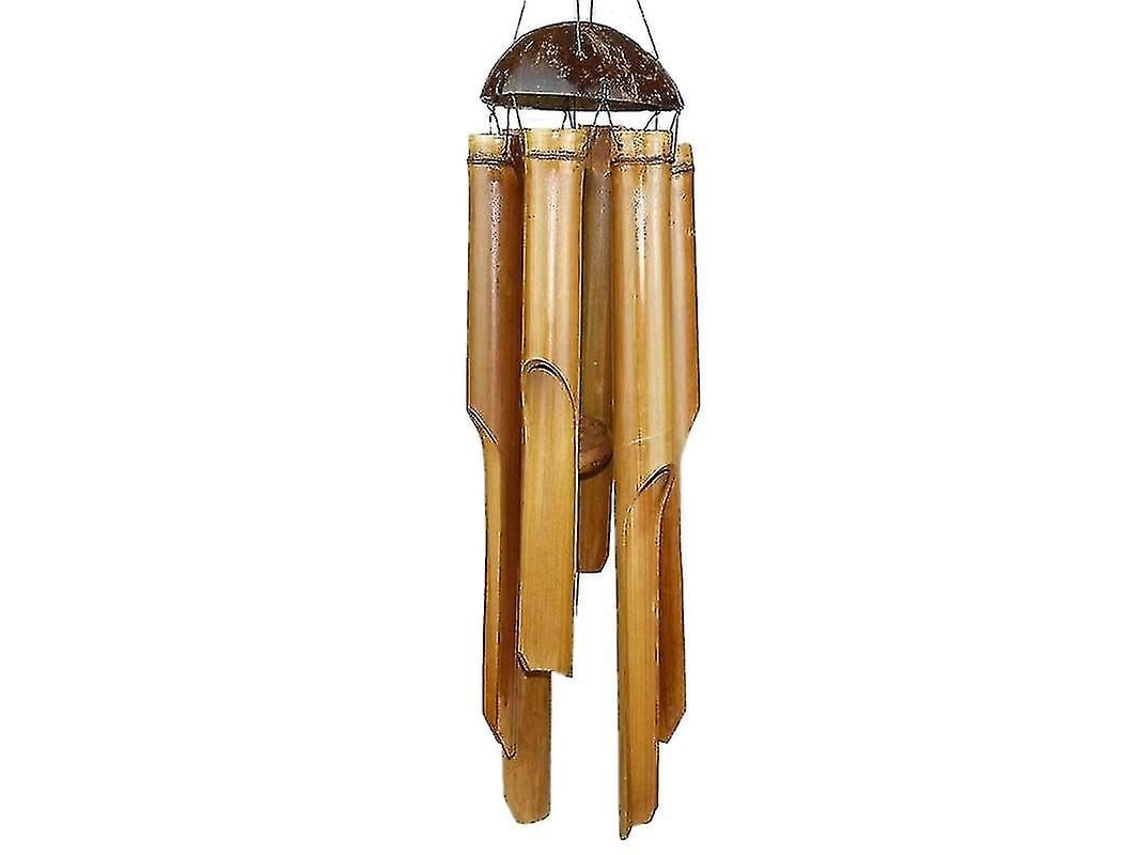 Sino de Vento de Bambu, Som Fantástico, Decorativo para Jardim e Varanda BRILVIBERA (hy)