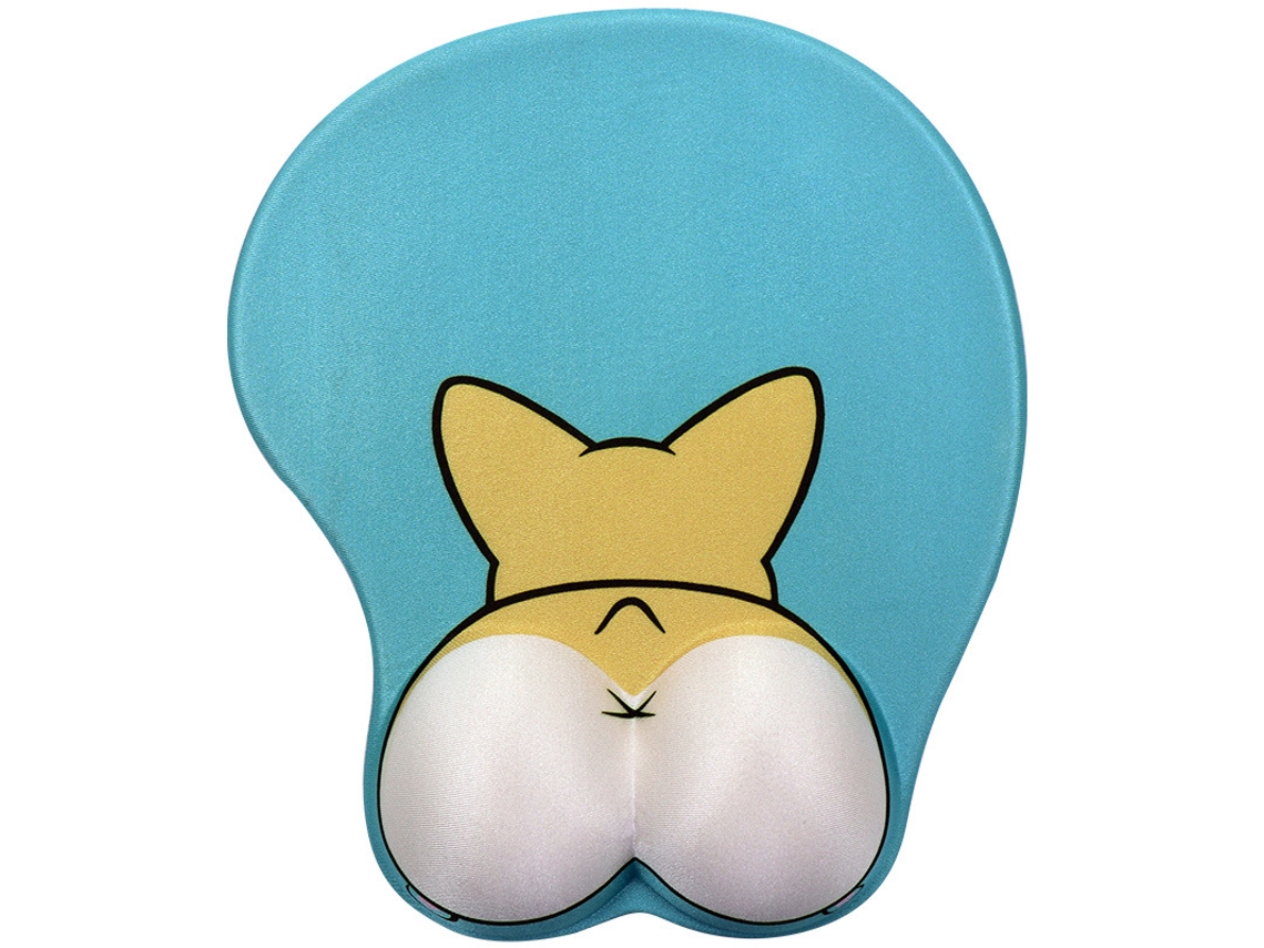 Mouse Pad De Gel Com Suporte Para Pulso Ergonômico Aquaforge