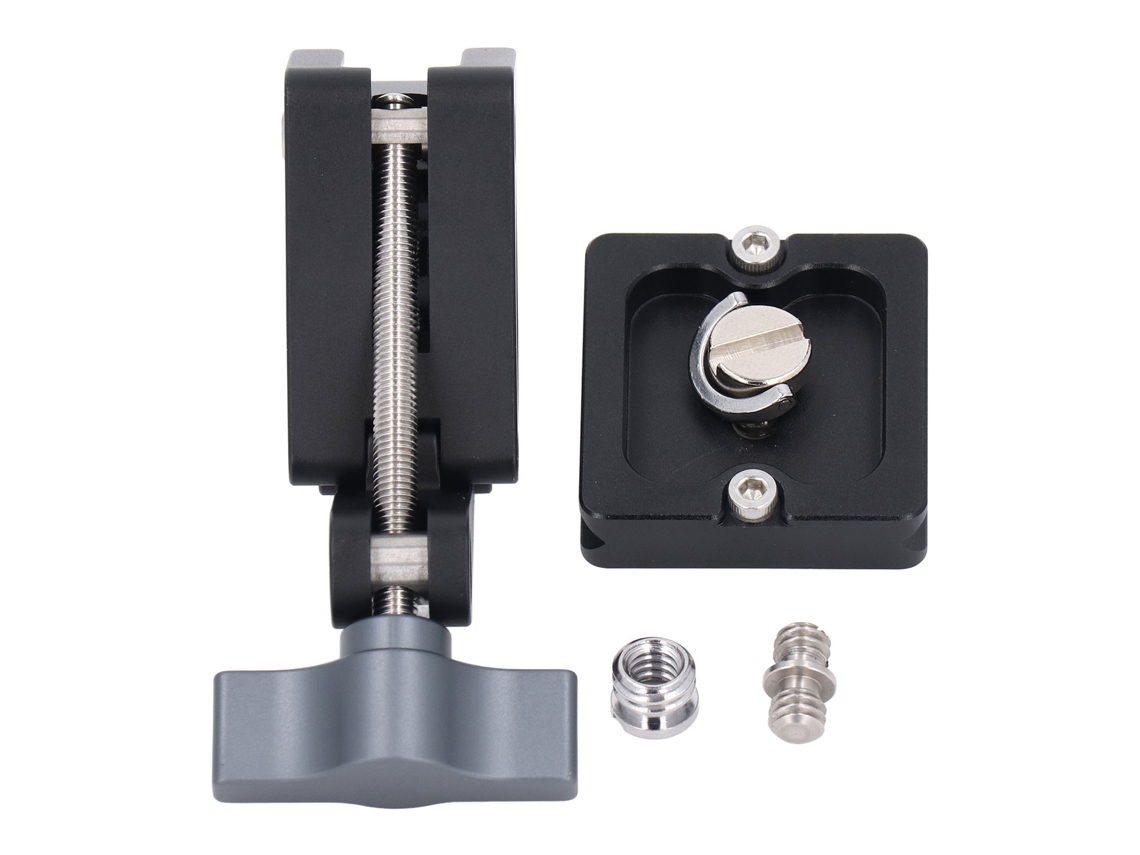 Photography Clamps Professional Center Shaft Extension Aluminum Alloy Stage Light Stand Clamps Camera Clamps With Quick Release Plate LAXISCREED