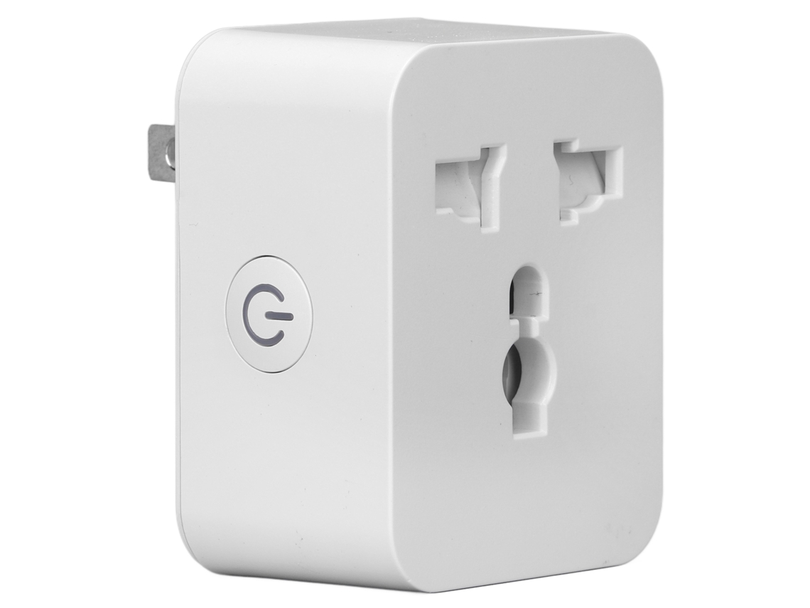 2026 enchufe Inteligente 15a Wifi Bluetooth com Programador, Controle por Voz e App, Tomada Smart Ac 2.4g