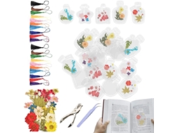 Marcadores De Página Transparentes Para Flores Secas | Marcadores De Página Transparentes Feitos À M Gokoco