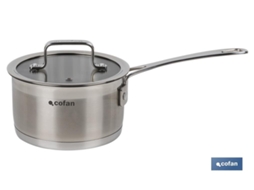 Panela COFAN  de Aço Inoxidável 1,7 Litros de Capacidade Tapa Incluído Modelo Cadenza