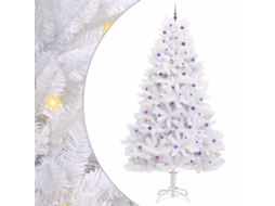 Conjunto 1 Árvore De Natal Artificial Vidaxl Branco Pvc (300 Cm)