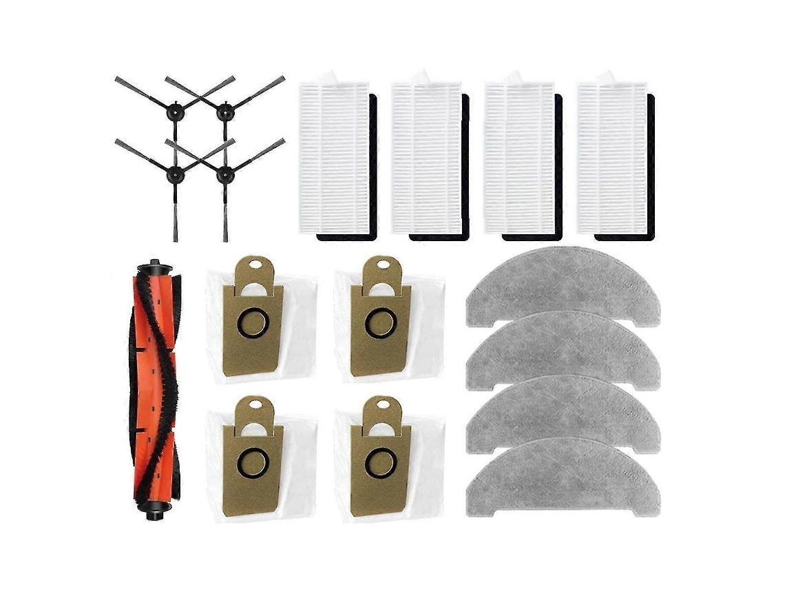 For Rv1 Pro Robot Vacuum Replacement Main Sided Brush Hepa Filter Mop Pad_glo