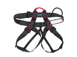 Cinto De Segurança Para Escalada Em Rochas, Alpinismo, Rappel E Trabalho Aéreo, Corpo Médio Preto