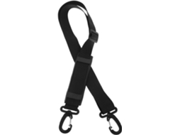 Alça De Ombro Ajustável Em Nylon Preto, Larga E Resistente, Para Embalagens.