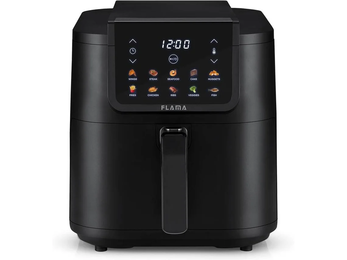 Fritadeira sem Óleo FLAMA 649FL (8 L - Preto)
