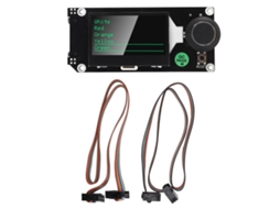 Tela LCD inteligente MKS Mini 12864 V3 com retroiluminação RGB para impressora 3D, painel de controle