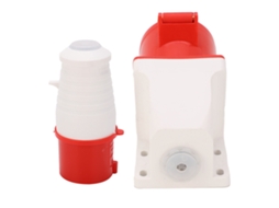 Tomada externa IP66 com interruptor, dupla BRILVIBERA