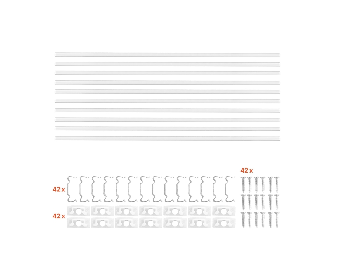 Perfil de Alumínio para Faixa Led 2 M, Pacote com 10 Peças, Angular, Instalação em Cantos, Difusor Opalino, Tampas Extremidade e Clipes Montagem