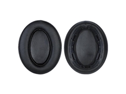 Pacote Com 2 Almofadas De Reposição Para Fones De Ouvido De Couro Proteico Para Sony Wh-h910n Preto