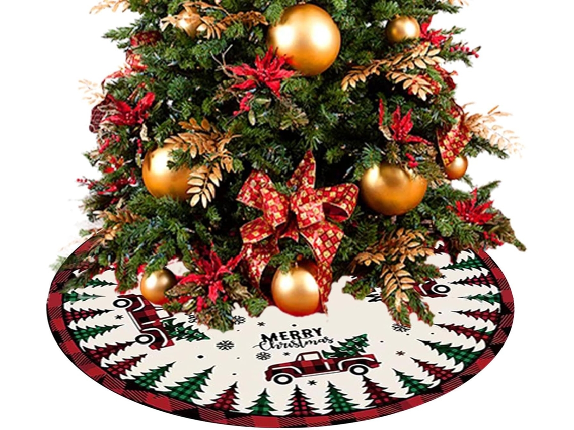 Capa De Base Para Árvore De Natal Com Impressão Em Ambos Os Lados |