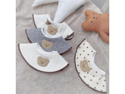 Conjunto De 4 Babadores Para Bebê, Babadores De Algodão Unissex Para Alimentação, Babadores Ajustáveis ​​para Descongestionamento E Baba