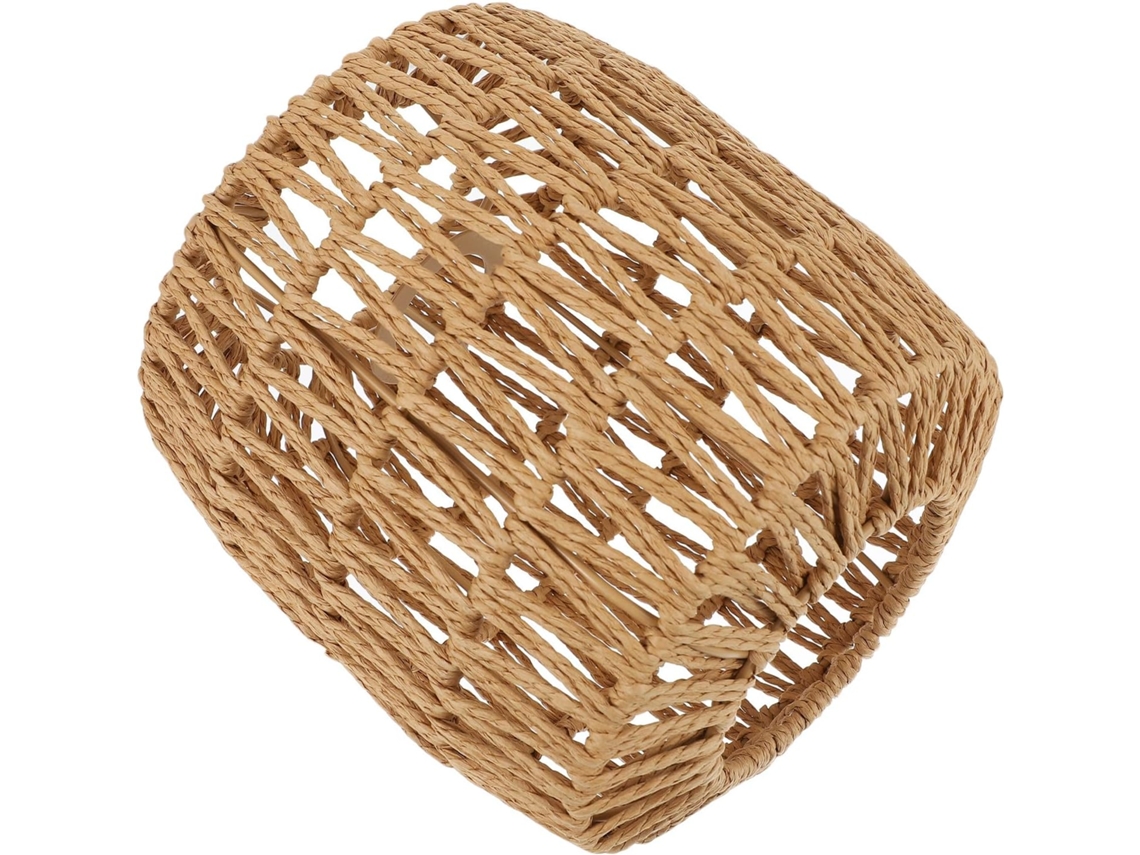 Luminária Pendente Vintage de Rattan, Leve e Durável. SFUSHOS