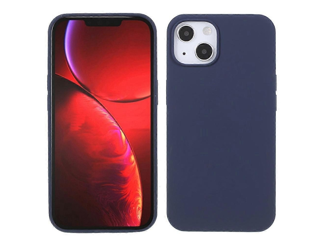 Capa Traseira De Silicone Sólido À Prova De Choque Para Iphone 15 Plus