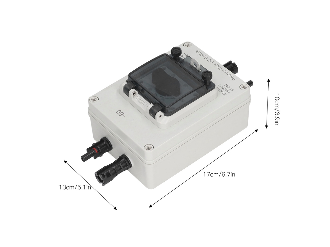Laxiscreed Interruptor Solar À Prova De Água Para Isolamento De Circuito Fotovoltaico