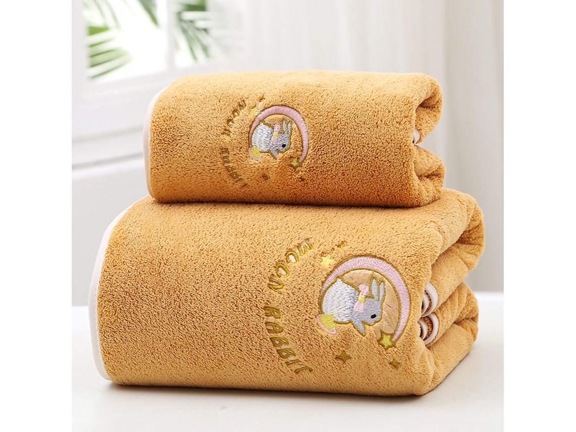 Toalha de Banho S/MARCA, coral fleece, macia, espessa, 70x140