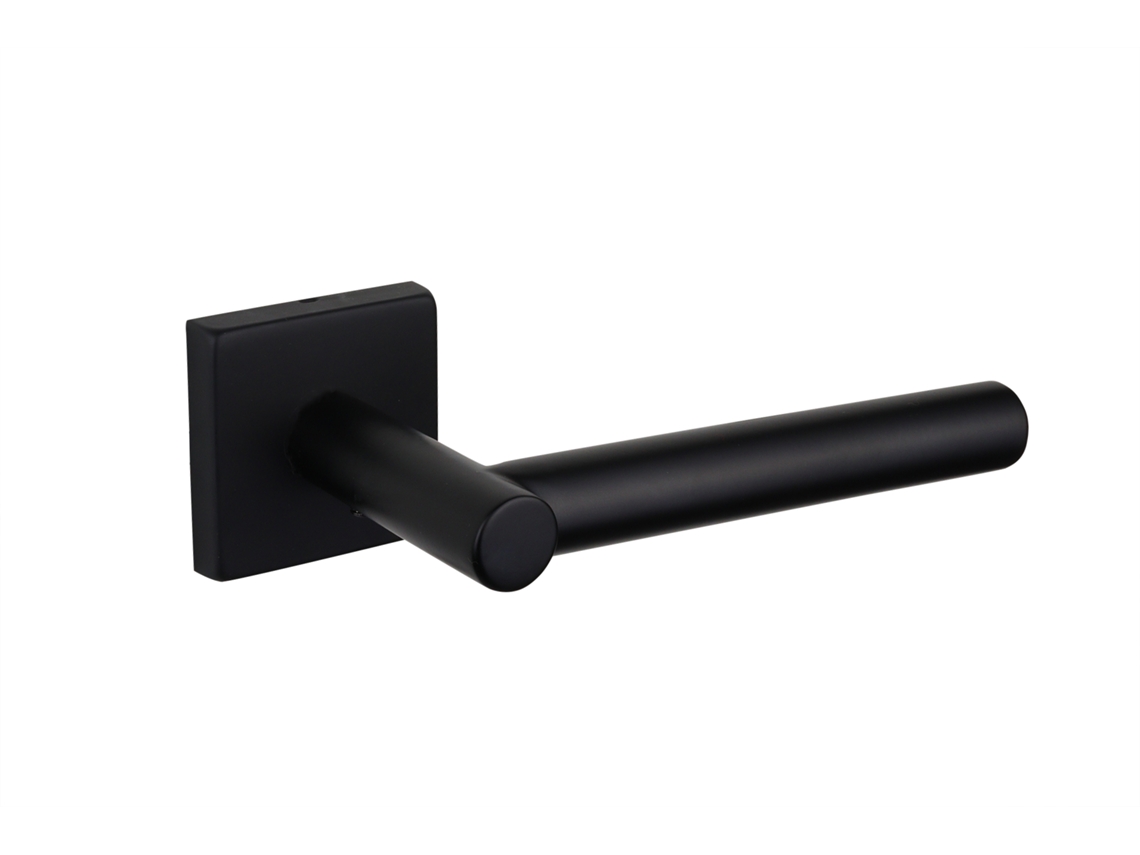 Manípulo de Porta Lavuzo Grosetto Black com Roseta Quadrada Por Conjuntos WOVAR