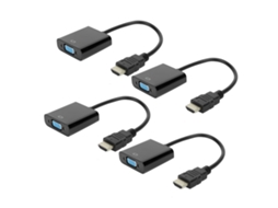Adaptador HDMI Lurelia Cabo para VGA, 1920x1080, 1080p, 1080i, 720p, compatível com PS3