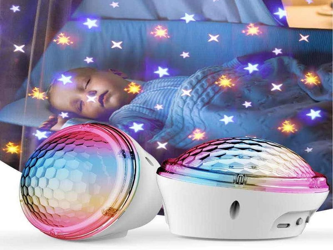 Projetor de galáxias LED Lurelia, 4 modos, céu estrelado, para quarto