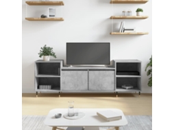 Vidaxl Móvel De Tv 160x35x55 Cm Derivados De Madeira Cinzento Cimento