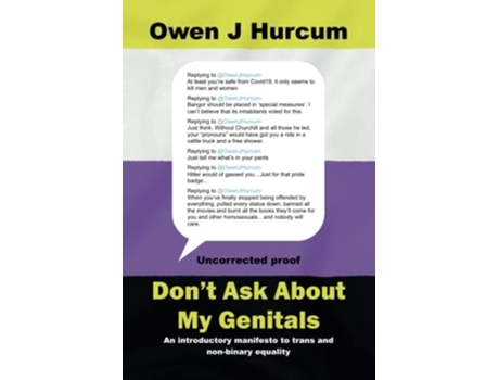 Livro Dont Ask About My Genitals de Owen J Hurcum (Inglês)