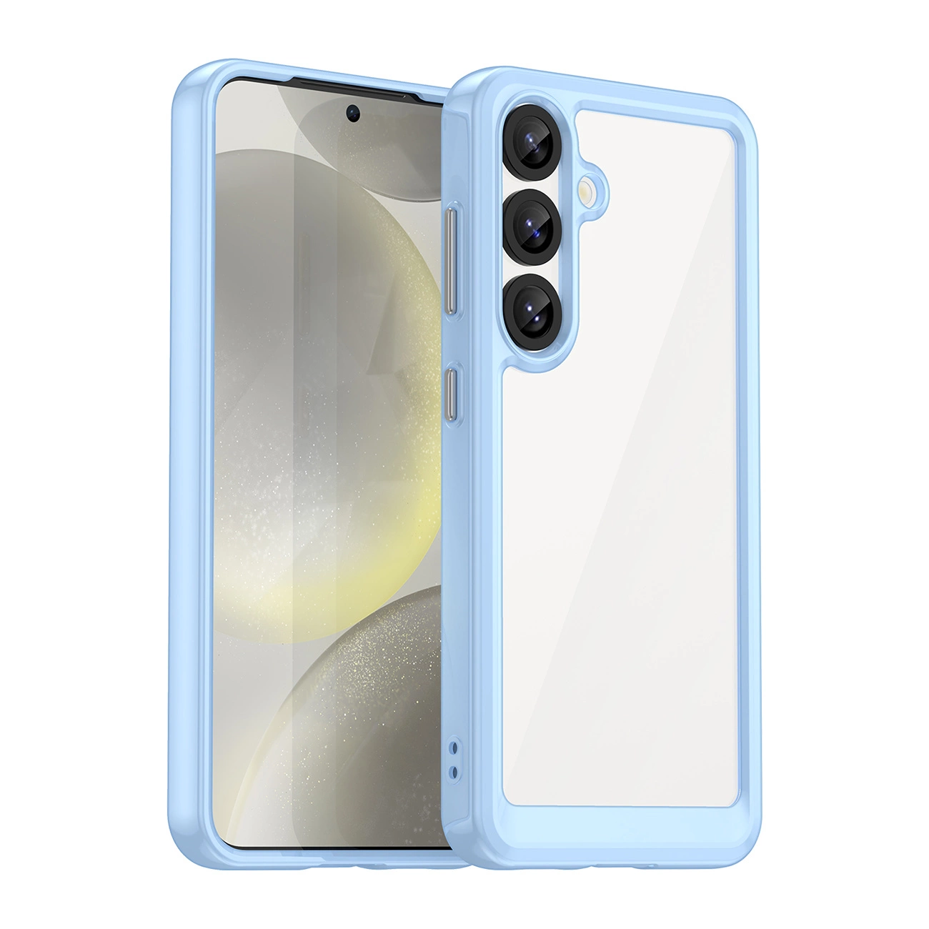 Capa De Silício Hurtel Para Espaço Externo Para Samsung Galaxy S25 Com Armação De Gel