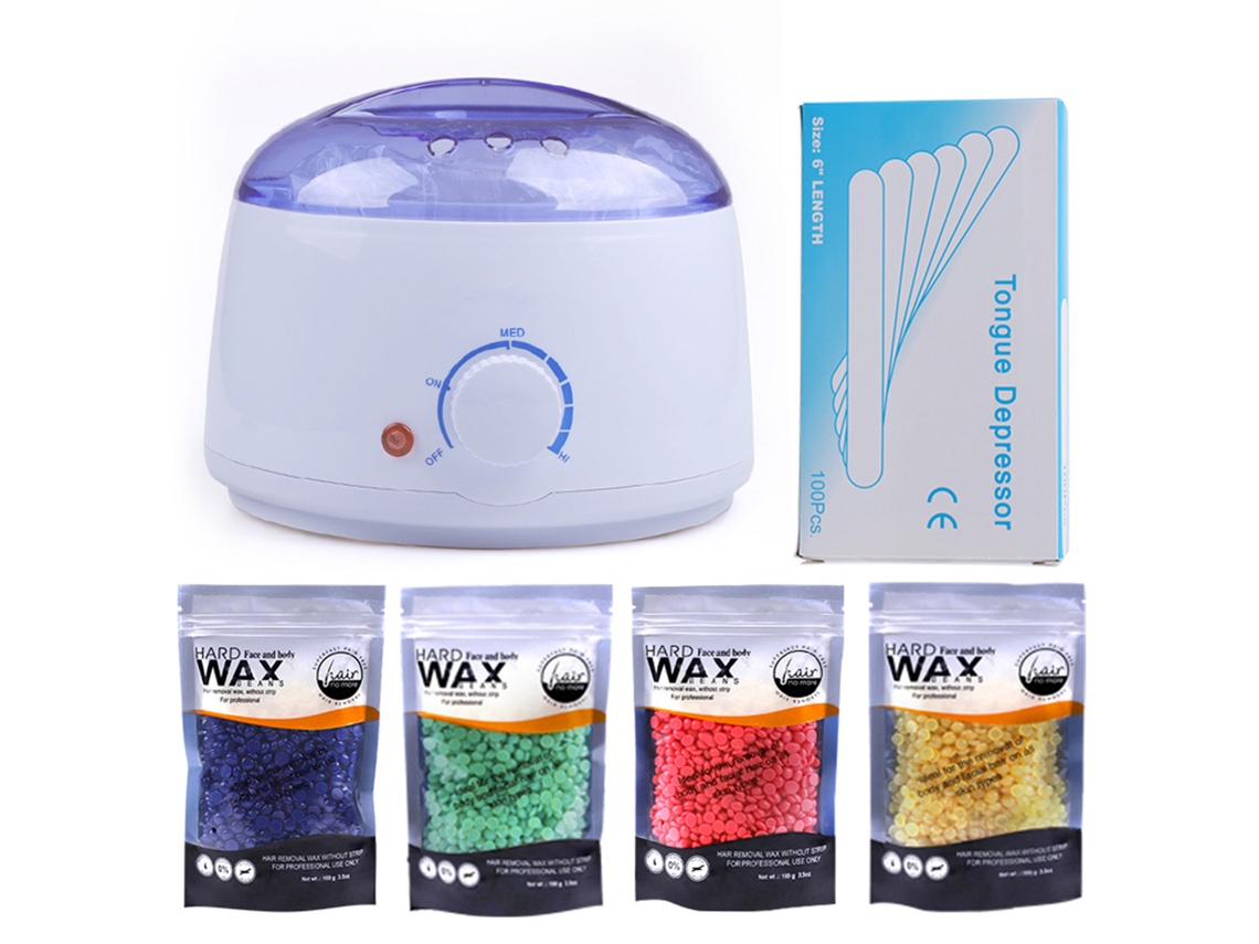 Máquina Calentador Cera Depilación Ajuste Temperatura Kit