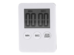 Temporizador De Cozinha Digital Magnético Lcd, Branco Aquaforge