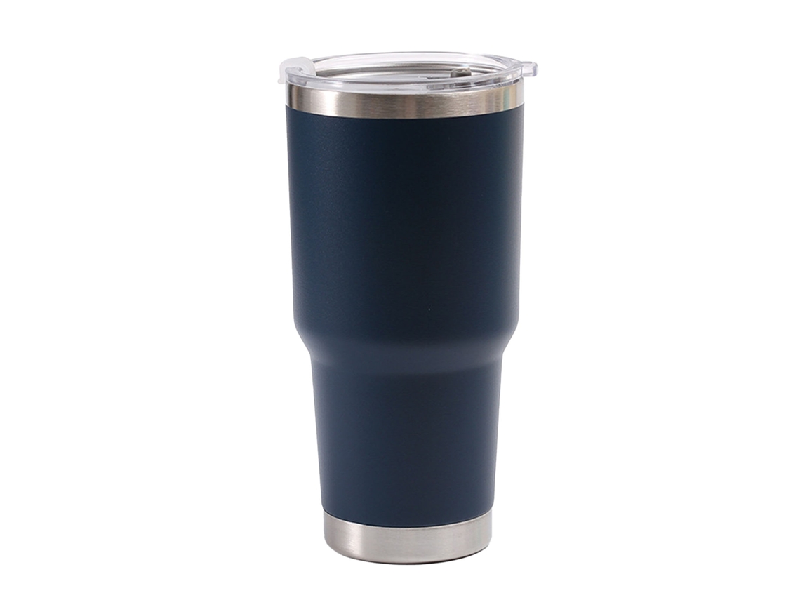 Caneca de Café Isolada LAXISCREED 900ml Aço Inox Azul Marinho