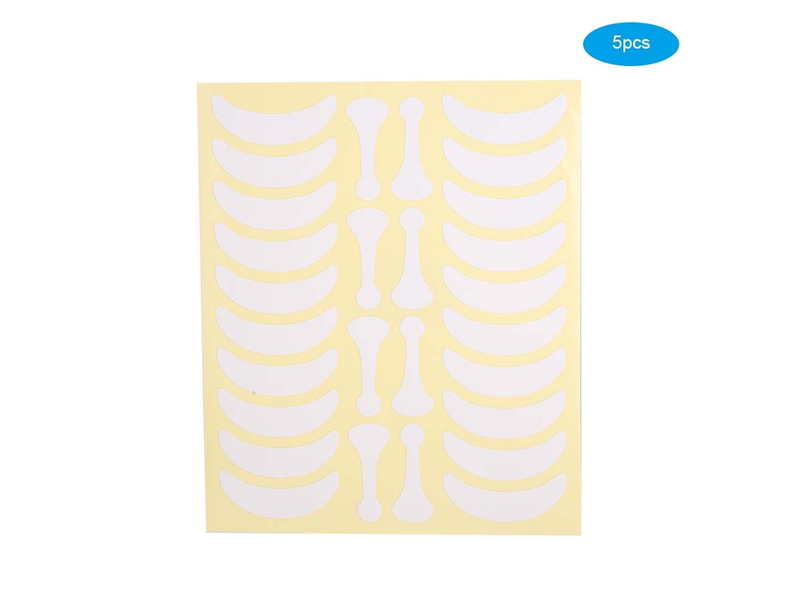 5pcs Parches De Papel Para Cílios Extensão Sobrancelha Adesivos Olhos Patches De Papel