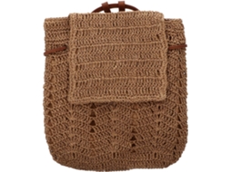 Bolsa Transversal Leve Em Palha Trançada, Marrom Claro, Versátil Para Mulheres E Passeios.