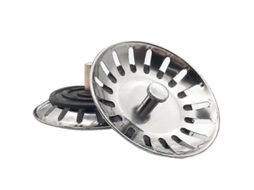 Filtro Tapón para Fregadero de Cocina de Acero Inoxidable 78mm, Apto para Diámetro 78 80.3mm, Diseño de Agujeros Pequeños Suaves
