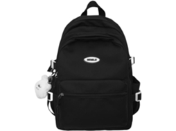 Mochila Kawaii Com Acessórios Bonitos E Pingente Para Laptop De 15,6 Polegadas Brilvibera (preta)