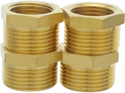 Adaptador Redutor De Rosca Cobre 4 Peças, 3/4" Para 1/2", Resistente